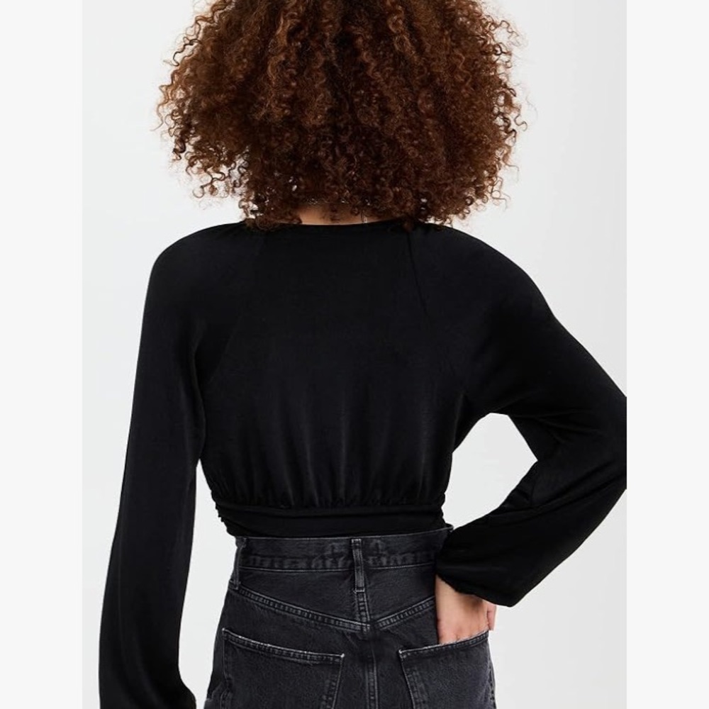 Free People Intimately In Your Arms bodysuit black size S excellent condition - Picture 3 of 9